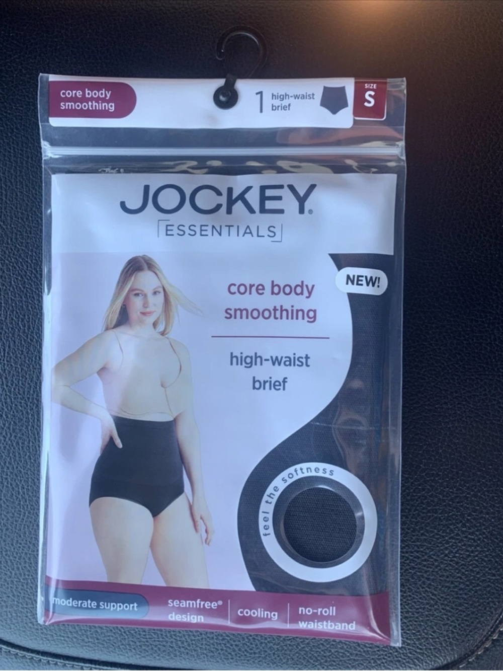 2/$20 Jockey Essentials Core Body Smoothing High Waist Brief Black Small